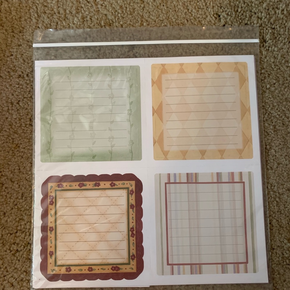 Creative memories silhouette journal mats